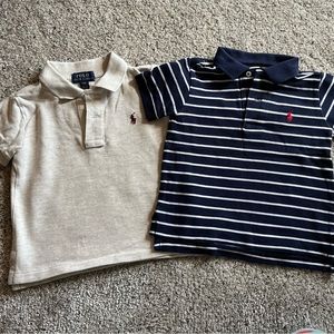 Two Boys 2T Ralph Lauren polo shirts